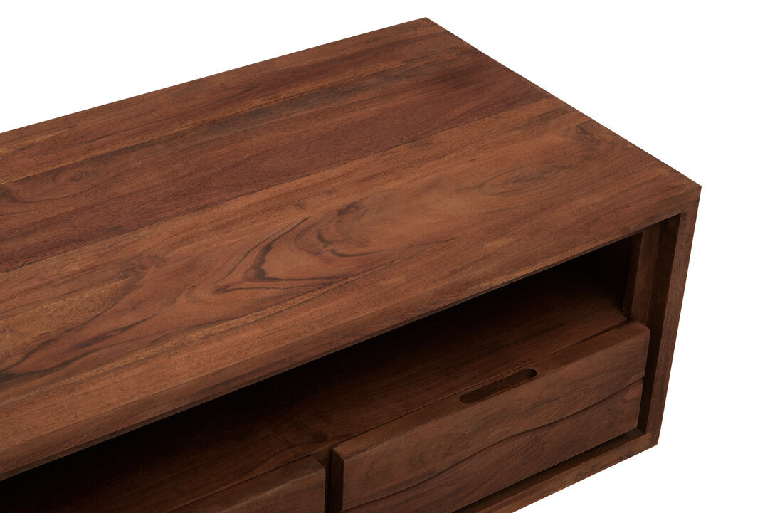 Oxford Acacia Wood Media Unit