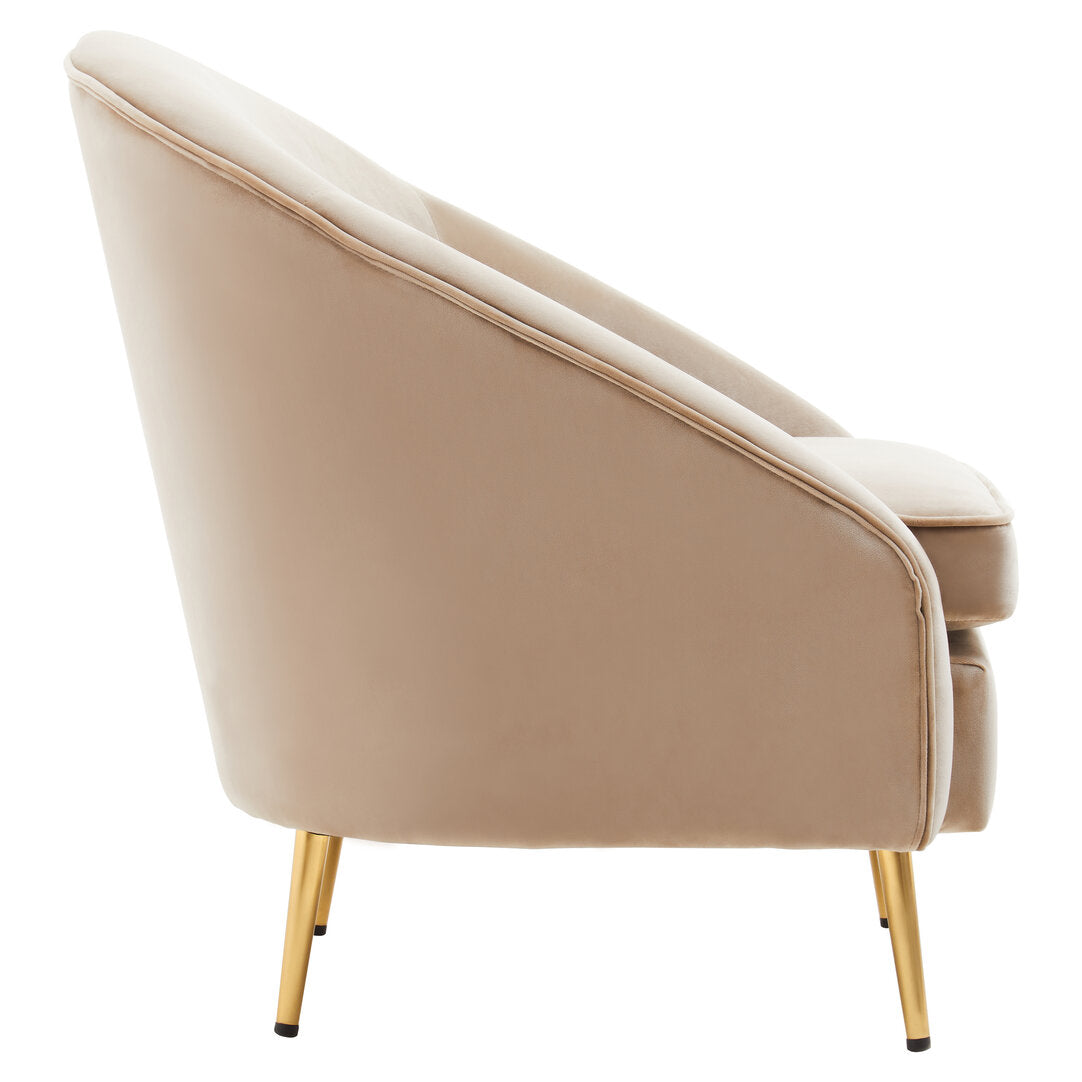 Hudson Mink Velvet Armchair