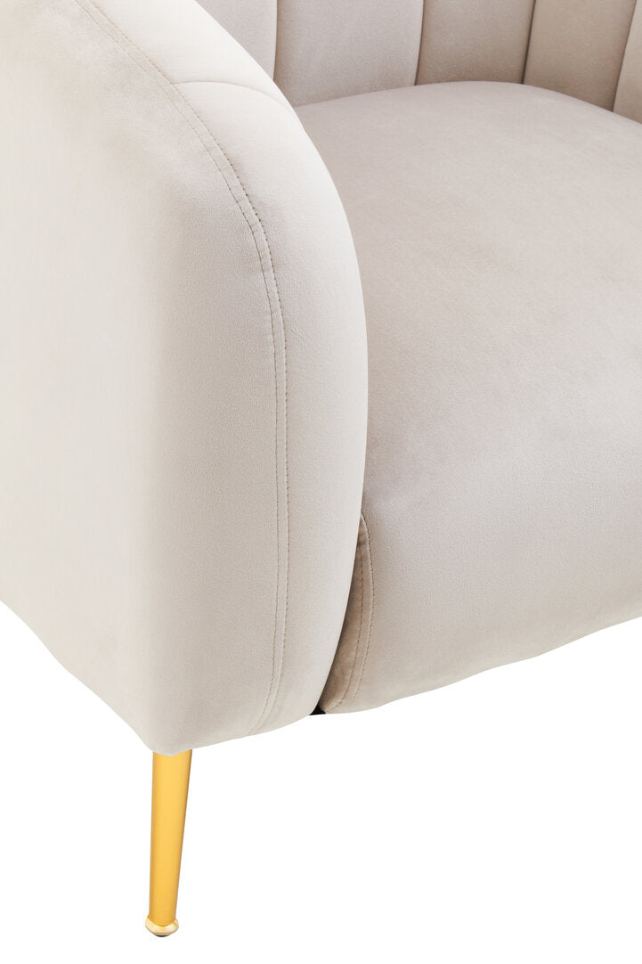 Hudson Silver Grey Velvet Armchair