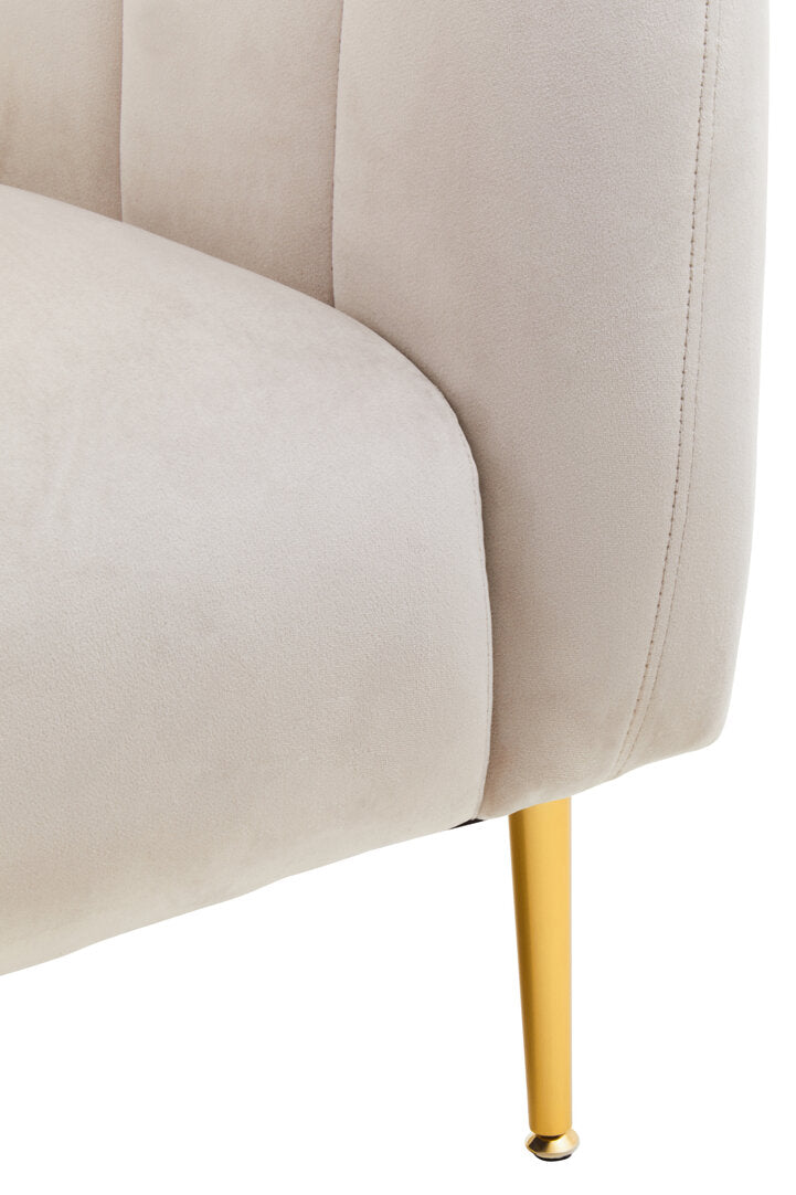 Hudson Silver Grey Velvet Armchair