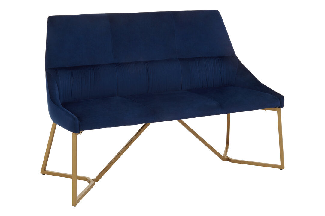 Carlton Midnight Velvet Bench