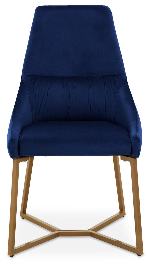 Carlton Midnight Velvet Dinner Chair