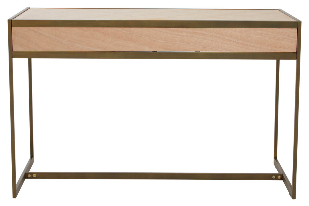 Durham Oak Veneer 2 Drawer Desk