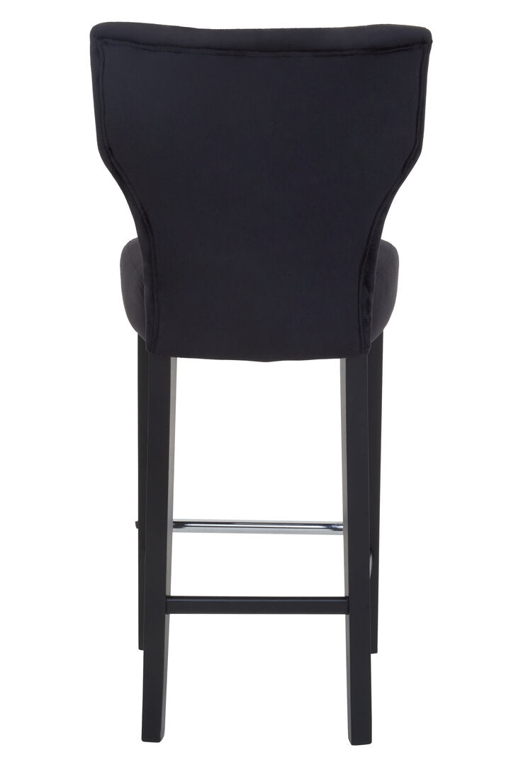 Loxley Black Bar Stool
