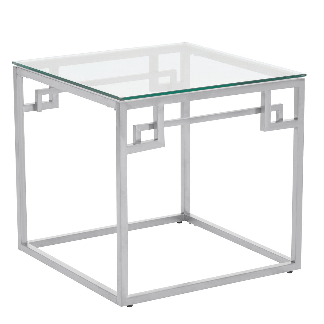 Aurora Silver Side Table
