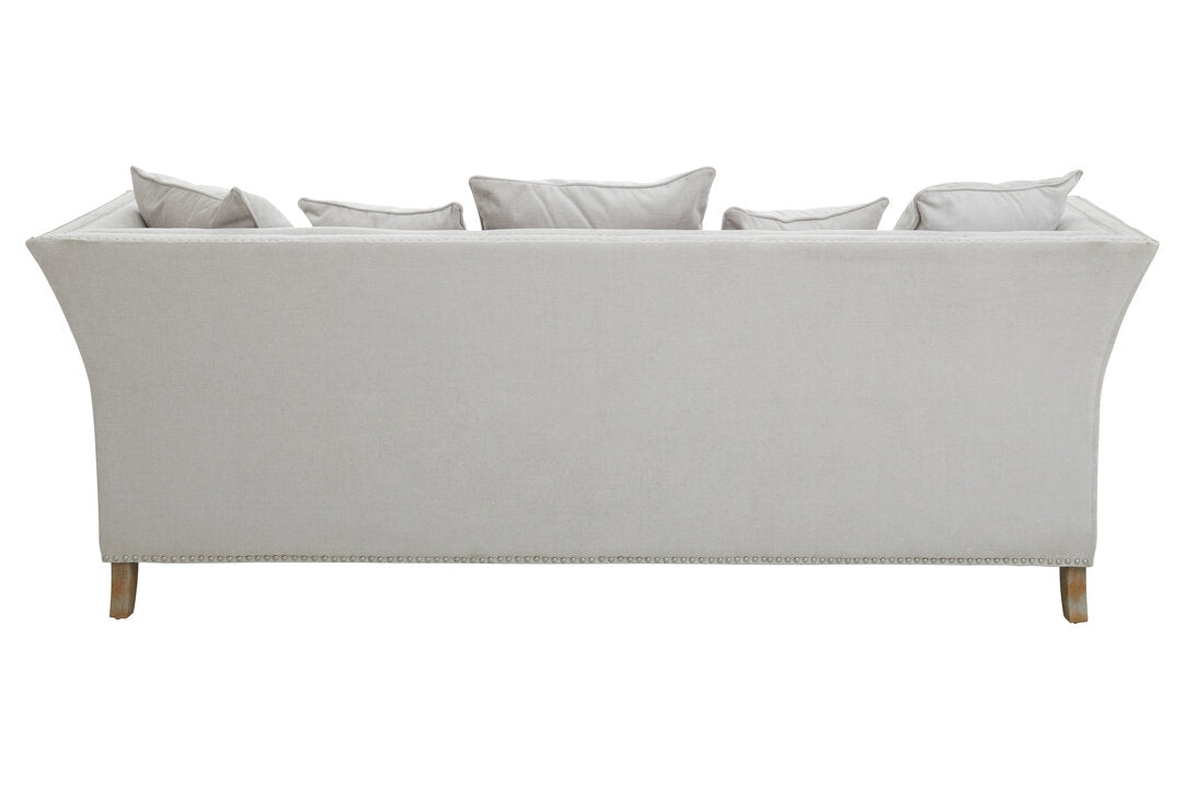 Siena Three Seat Grey Fabric Sofa