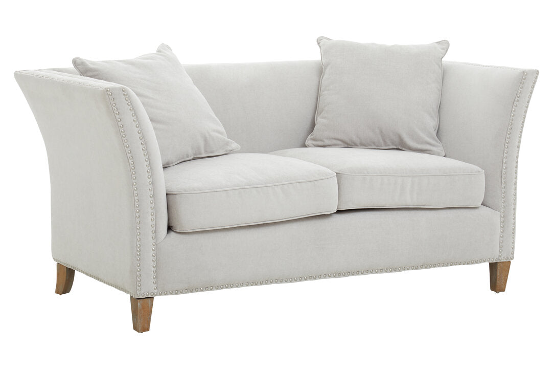 Siena Two Seat Grey Fabric Sofa