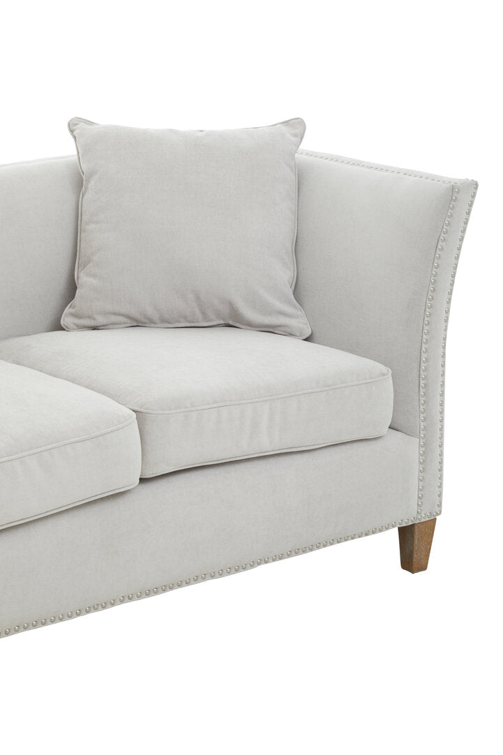 Siena Two Seat Grey Fabric Sofa