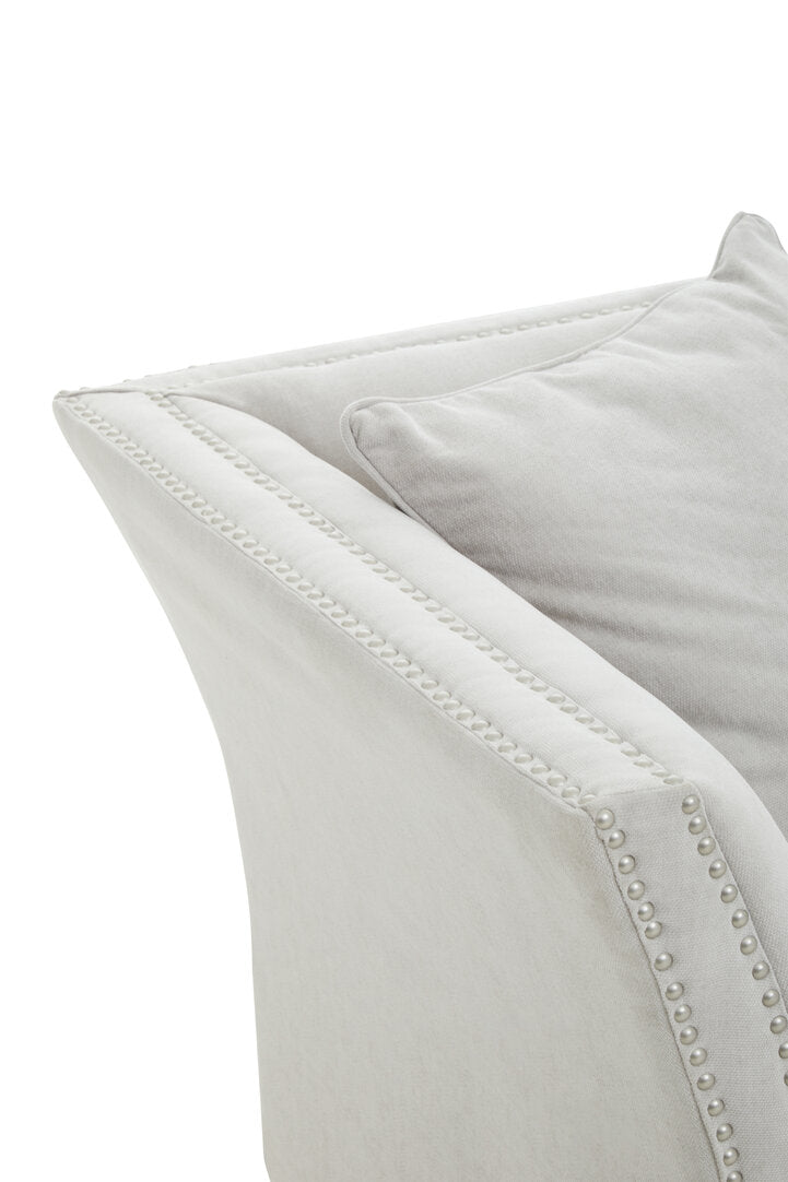 Siena Two Seat Grey Fabric Sofa