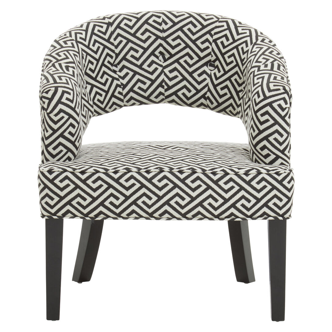Sorrento Park Greek Key design Cutout Lounge Chair
