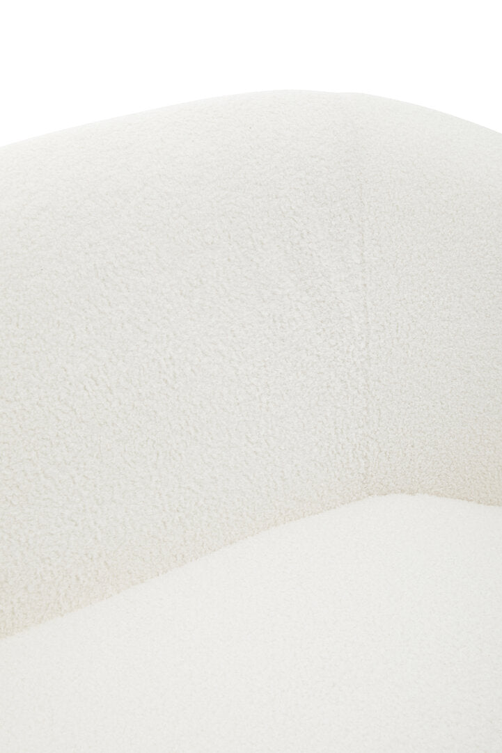 Cordoba Two Seat Sofa With Gold Finish Legs