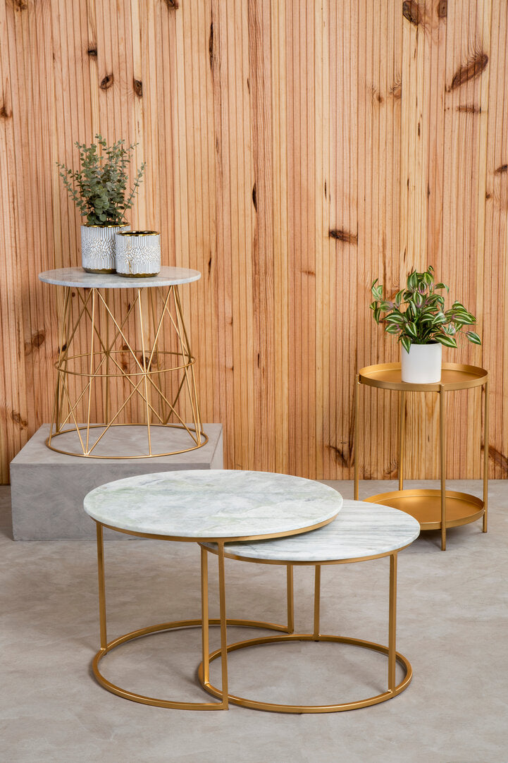 Whitby Gold Side Table