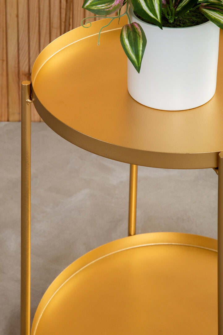 Whitby Gold Side Table