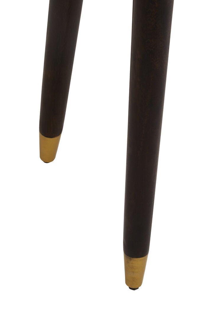 Penzance Mango Wood And Gold Finishing Console Table