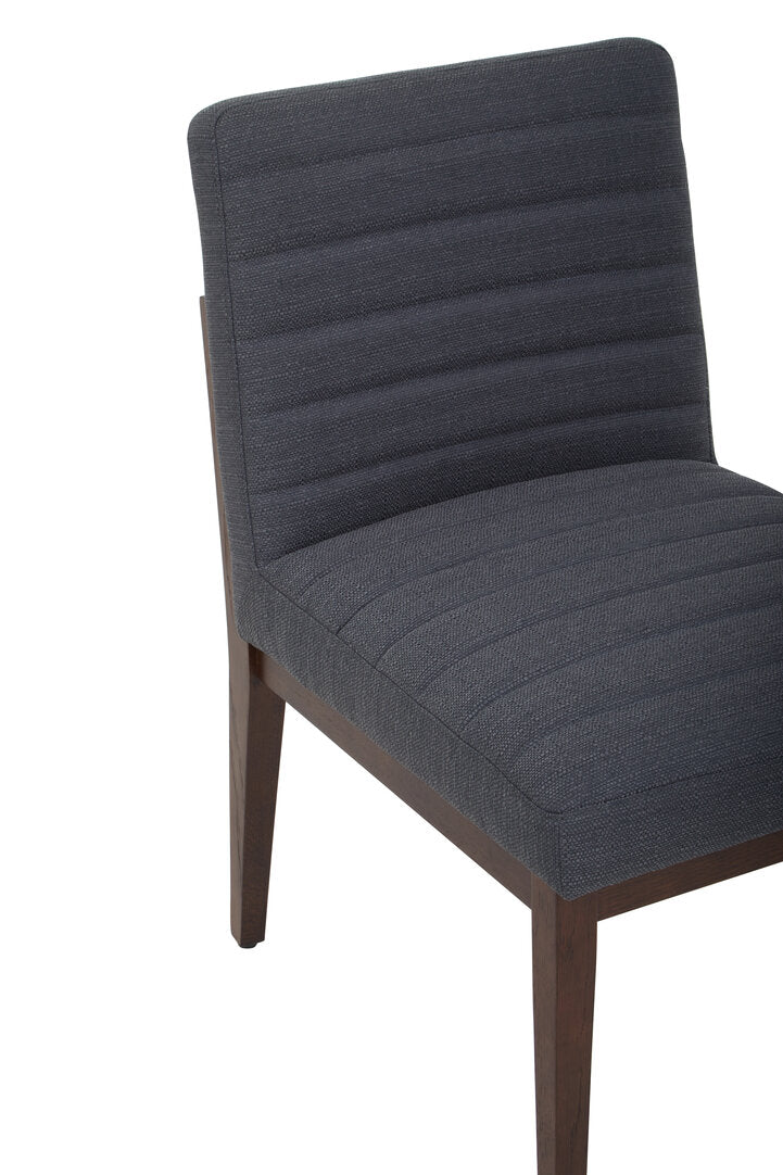 Como Charcoal Grey Dining Chair with Oak Legs