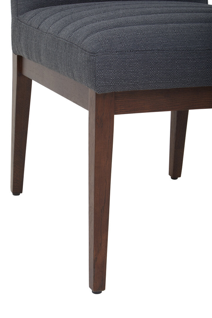 Como Charcoal Grey Dining Chair with Oak Legs