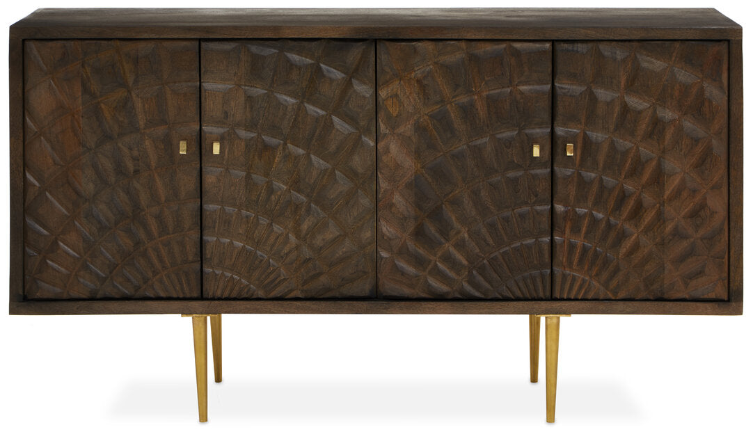 Amalfi 4 Door Mango Wood Sideboard