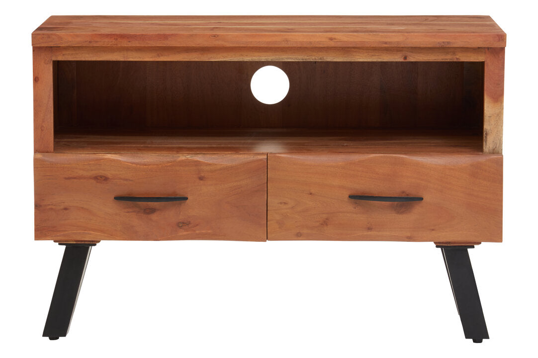 Vienna Two Drawer Acacia Media Unit