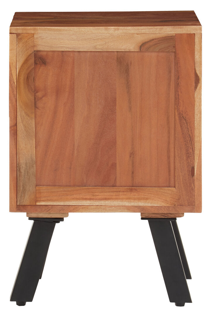 Florence Three Drawer Acacia Side Table