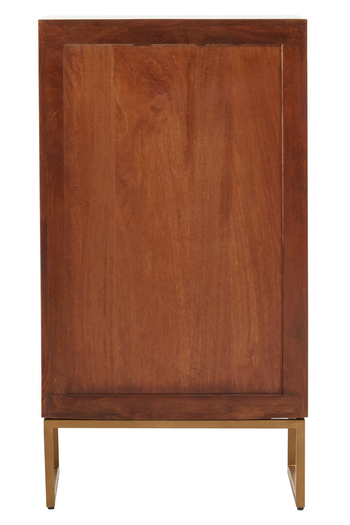 Cannes Mango Wood Chest of 5 Drawers