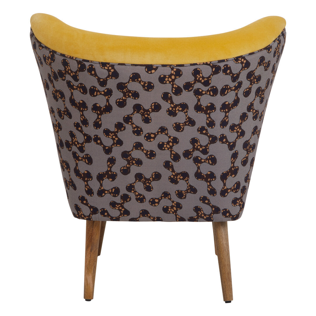 Granada Yellow Print Chair