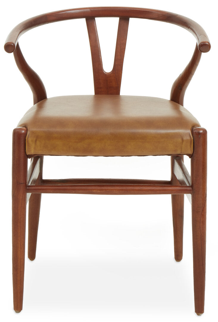 Seville Cow Camel Leather Chair