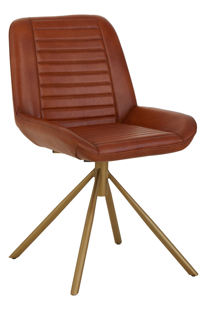 Verona Tan Leather Chair