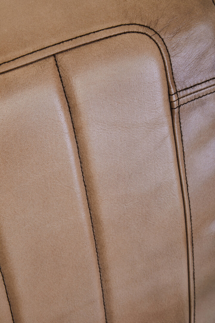 Verona Grey Leather Armchair