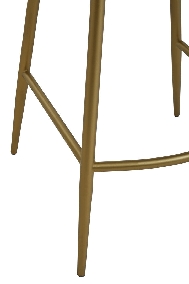 Verona Green Leather Bar Chair