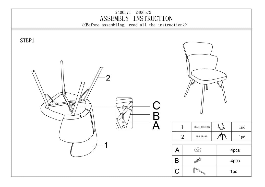 Lisbon Mink Velvet Chair