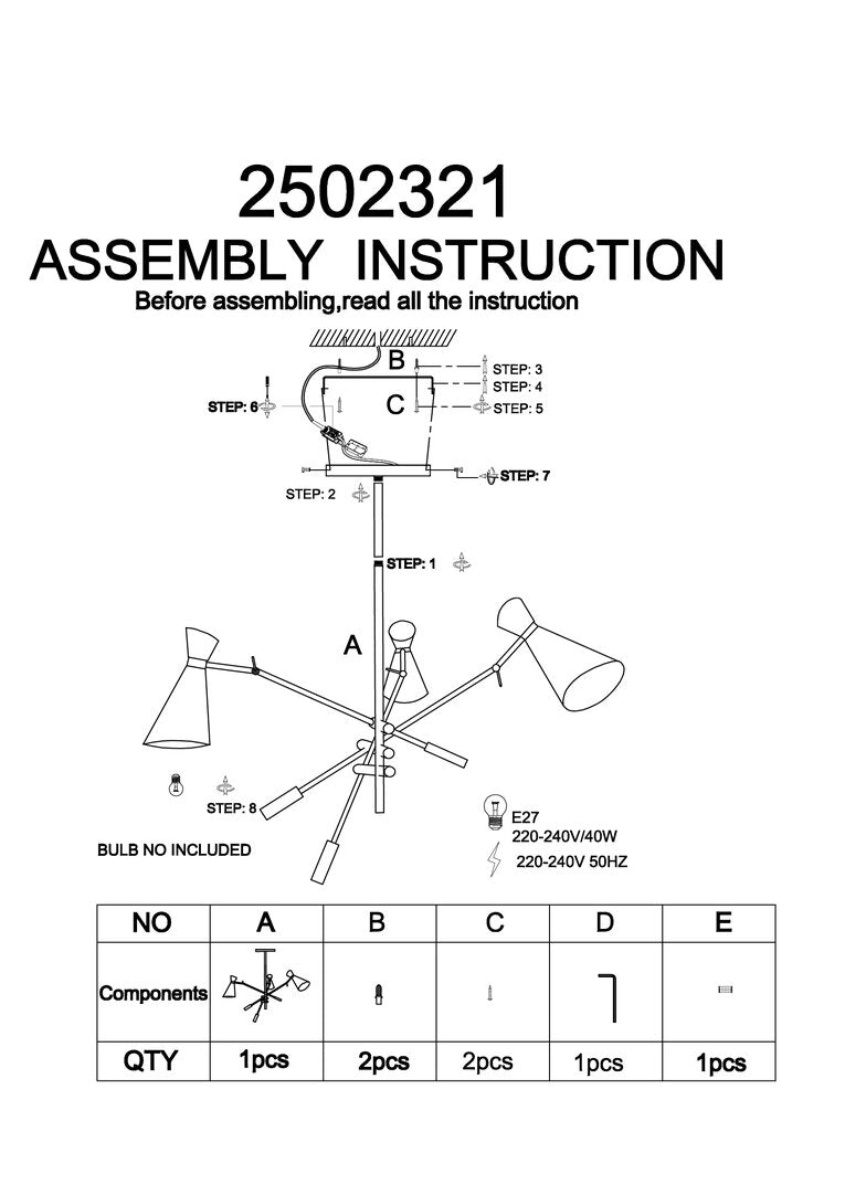 Bath 3 Shade Black And Gold Pendant