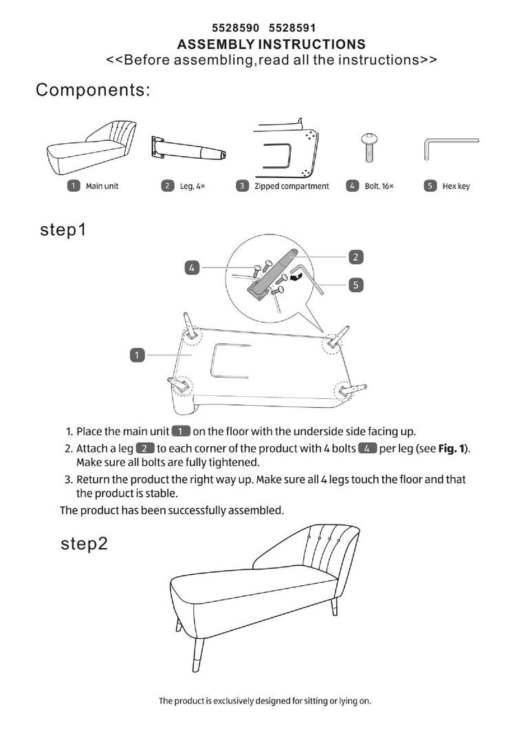 Balmoral Mustard Velvet Right Hand Chaise Longue