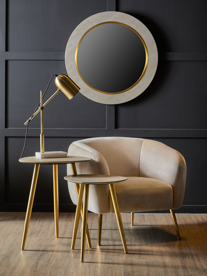 Portofino Set Of Two Shagreen Tables