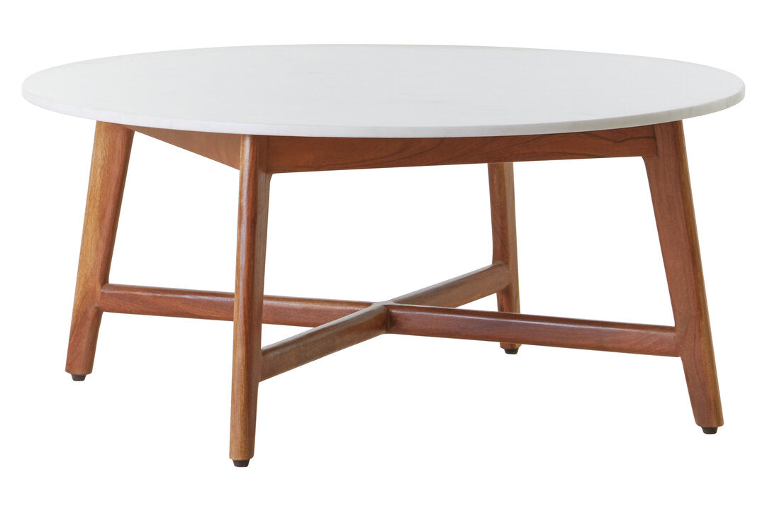 Richmond White Marble Coffee Table