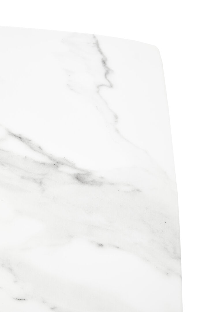 Mayfair White Marble Console Table