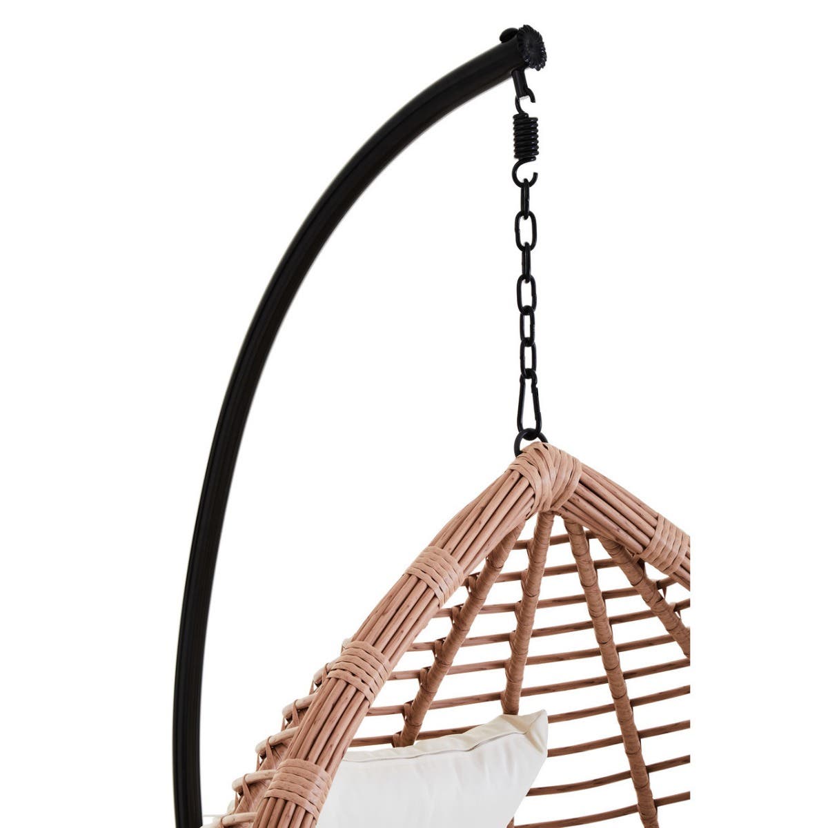 Bristol Rattan Effect Hanging Chair #colour_natural