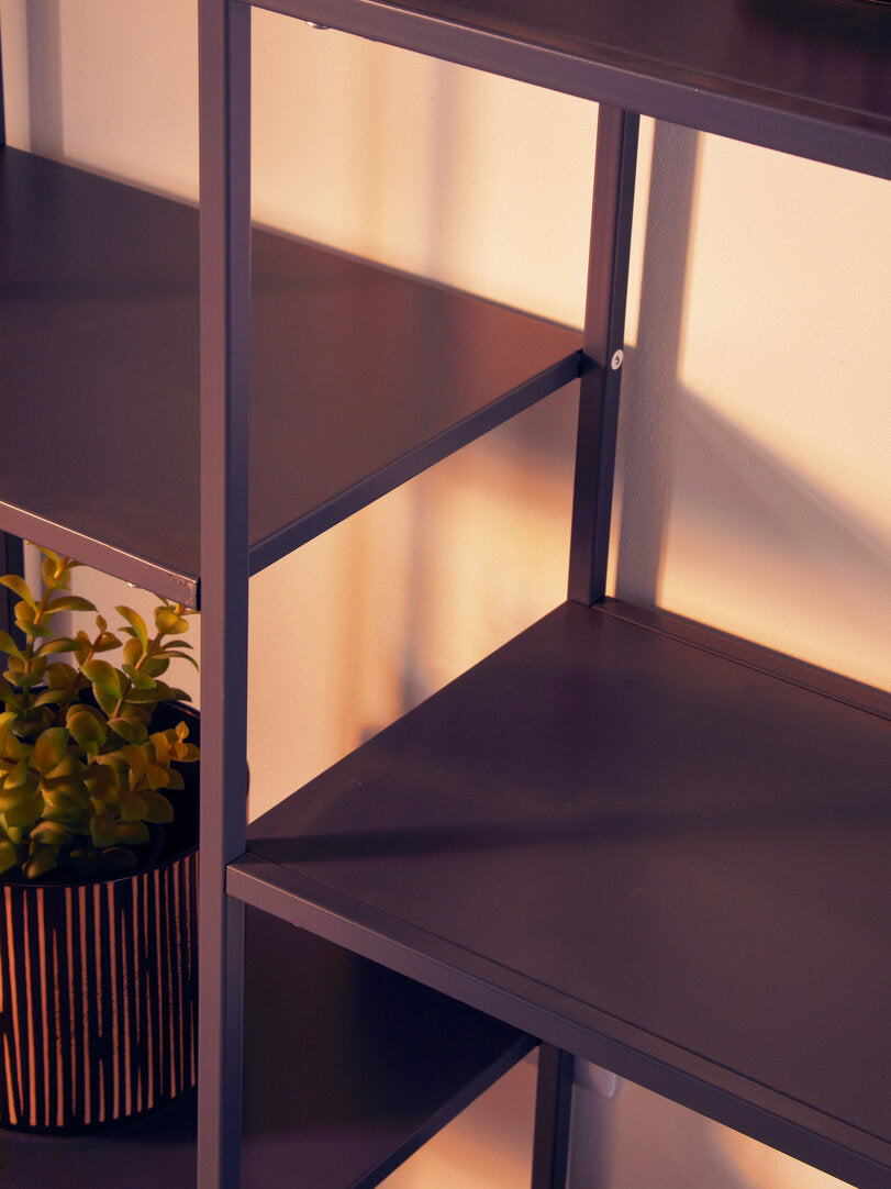 Oxford Grey Metal Multi Shelf Unit