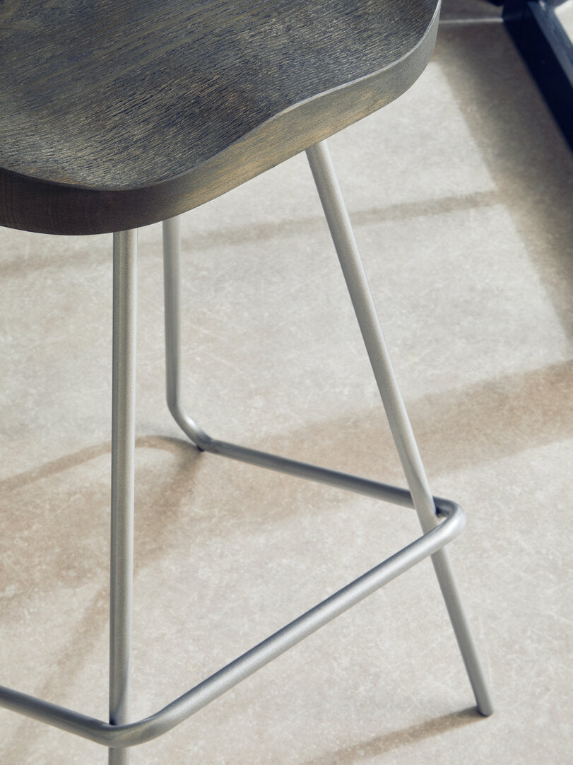 Madison Silver Metal Frame Bar Stool