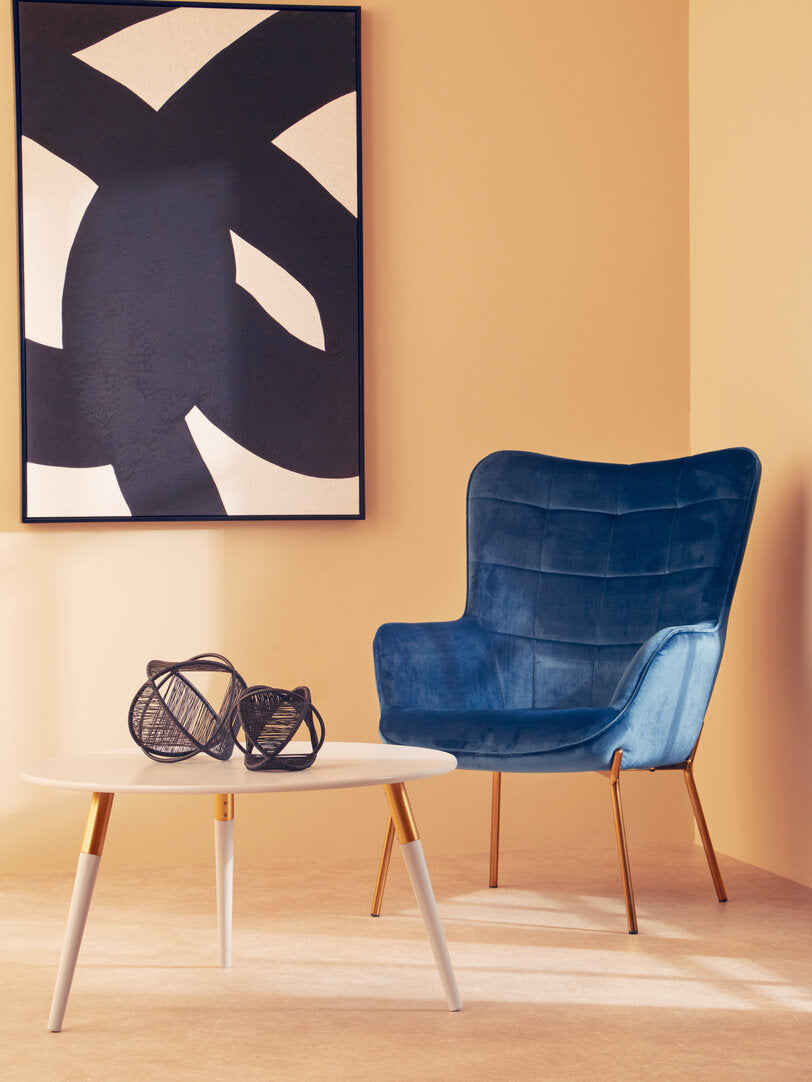 Richmond Blue Velvet Chair