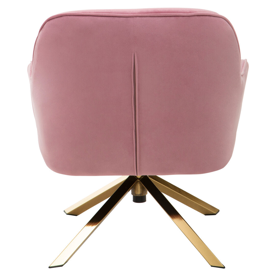 Vienna Pink Velvet Chair