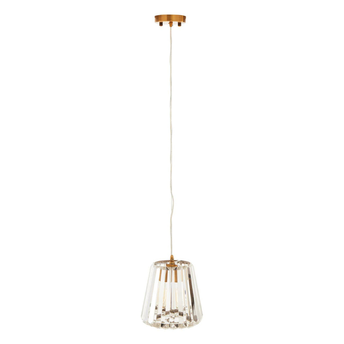 Vienna 1 Bulb Crystal Pendant Light