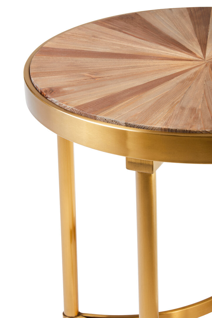 Laguna Side Table With Curved Frame