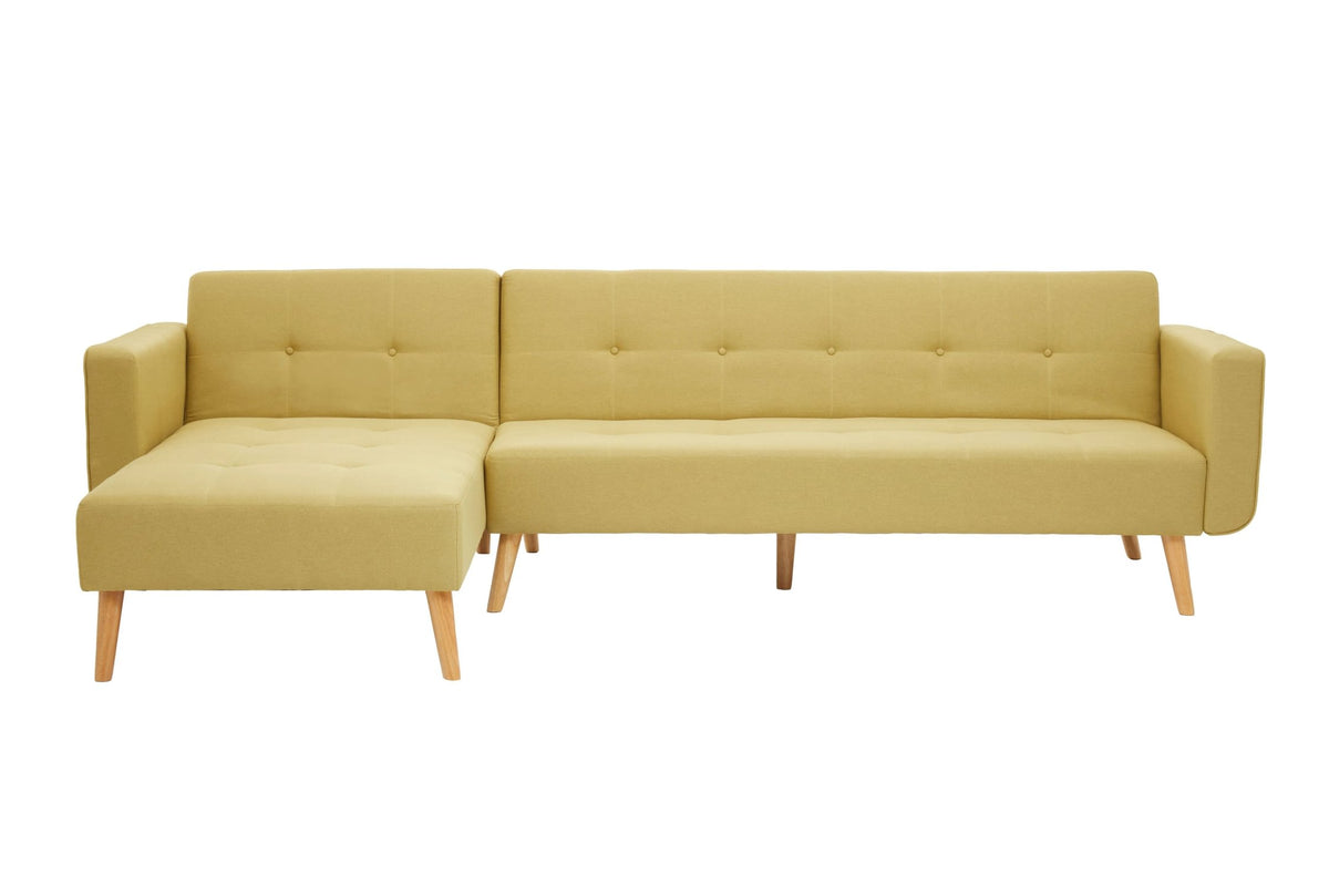 Seville Linen Corner Sofa Bed