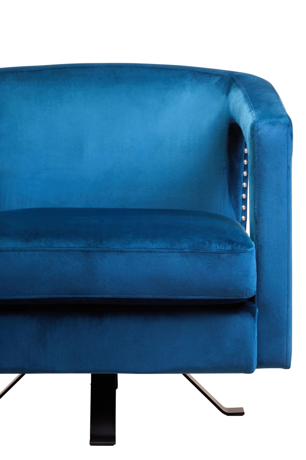 Ascot Velvet Swivel Chair
