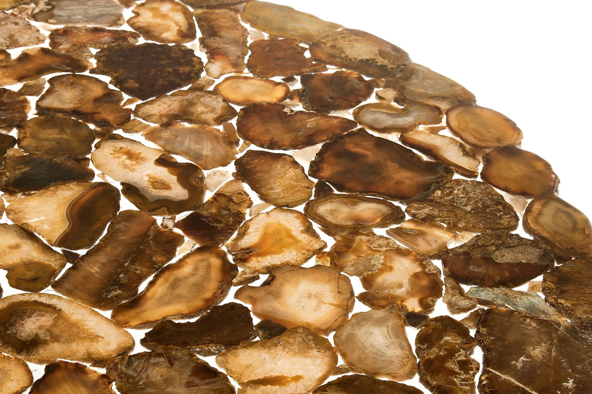 Somerton Agate Top Round Coffee Table