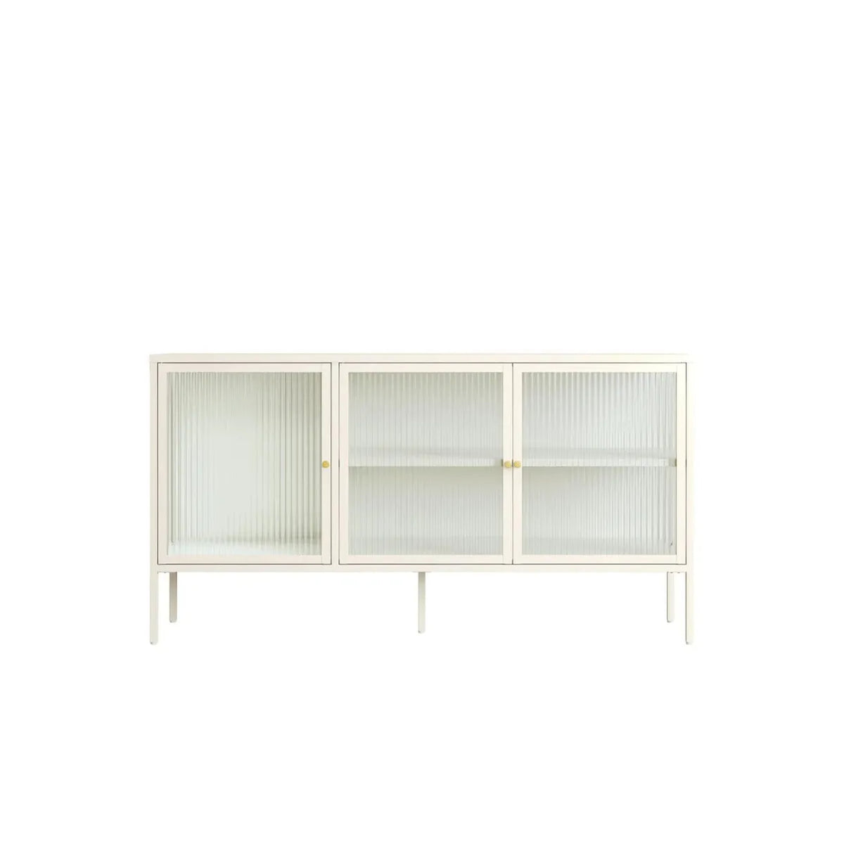 Ashford Metal Fluted Glass Door Sideboard