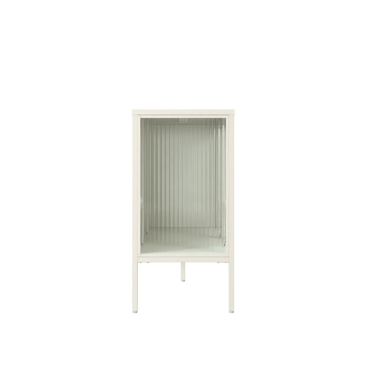 Ashford Metal Fluted Glass Door Sideboard