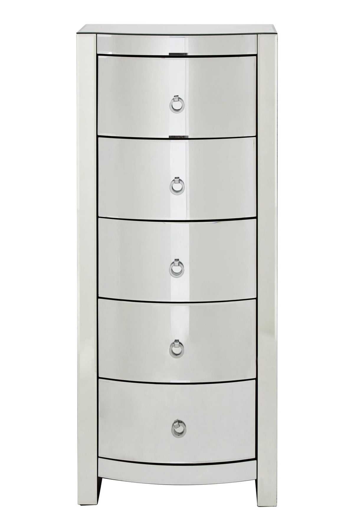 Eastbourne Curved Tallboy Drawers