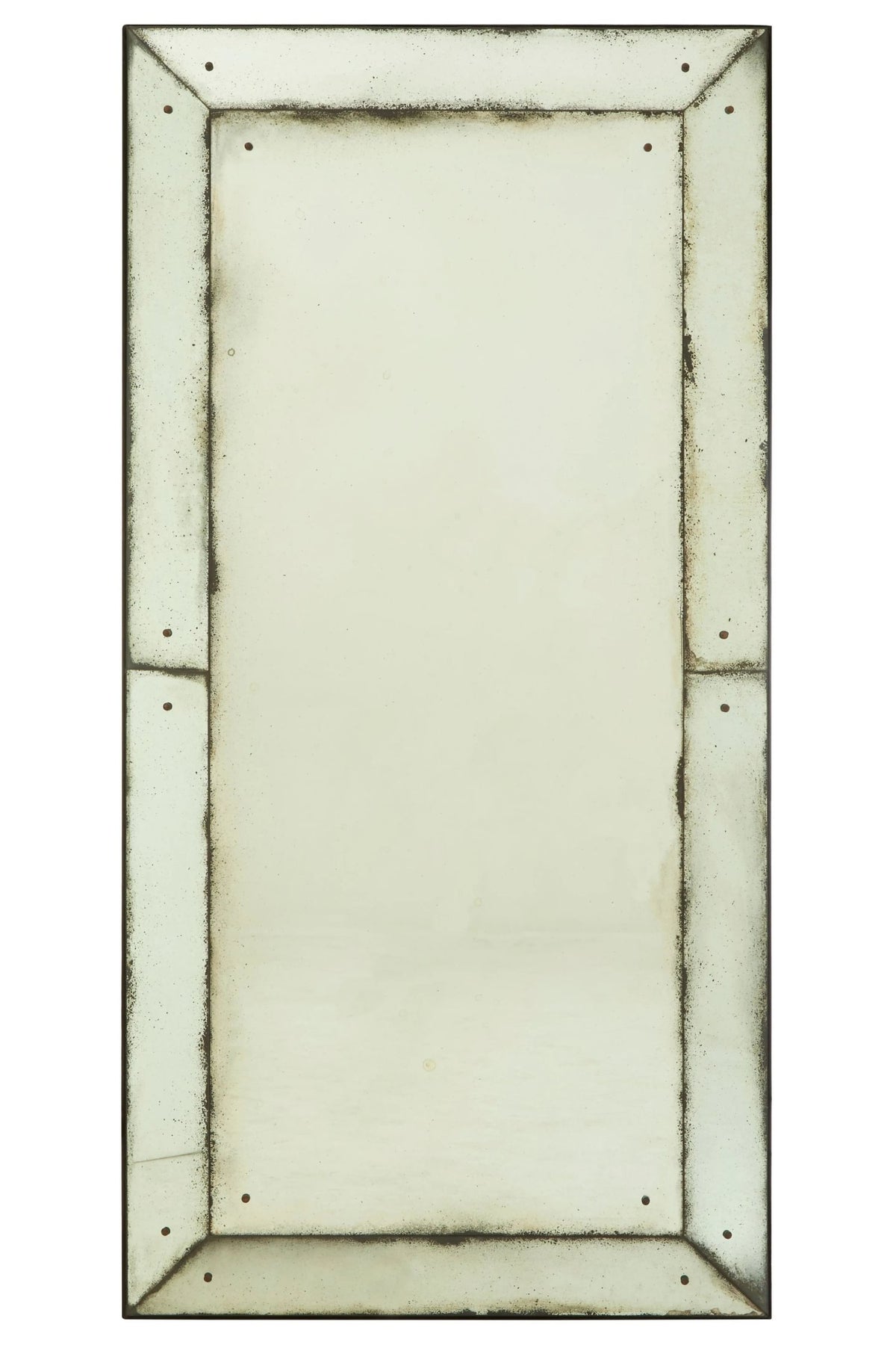 Bowness Antique Effect Bevelled Edge Full Length Wall Mirror