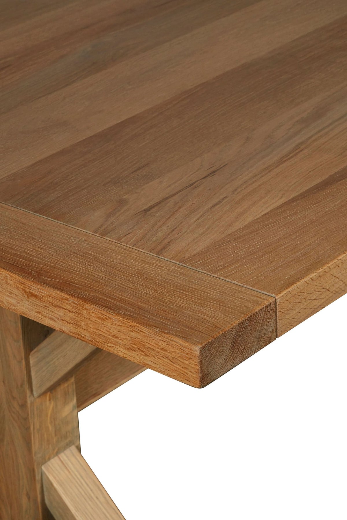 Cannes Grey Finish Oak Wood Dining Table